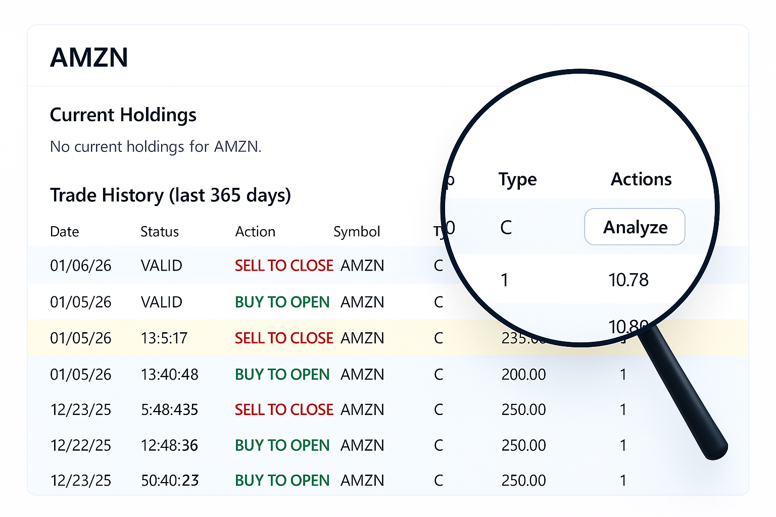 History Explorer preview